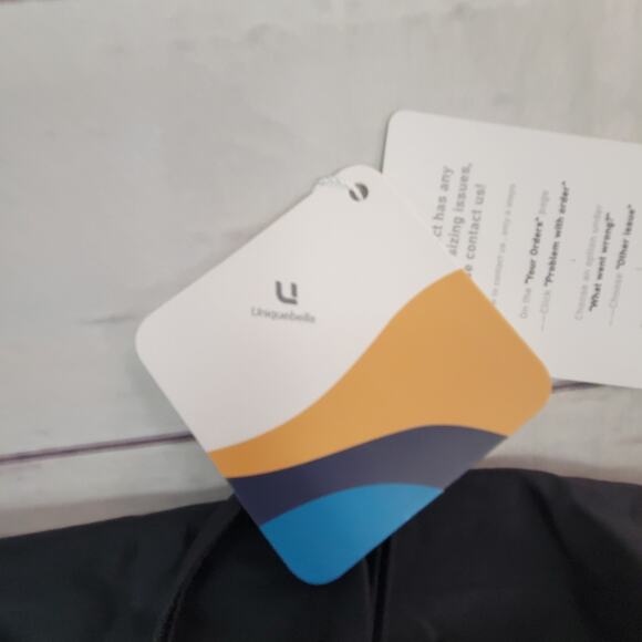 UniqueBella XL Black One-Piece Swimsuit with Gold Accent - Picture 6 of 6